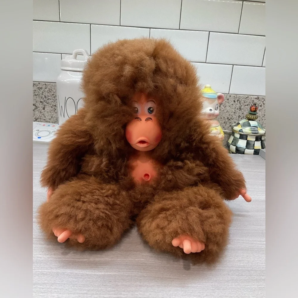 VINTAGE THUMB TOE SUCKING BELLYBUTTON‎ PICKING ULTRA SOFT MONKEY GORILLA APE